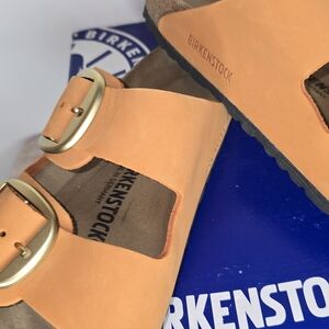 Birkenstock Unisex Arizona Big Buckle Burnt Orange .sz.41 new in box